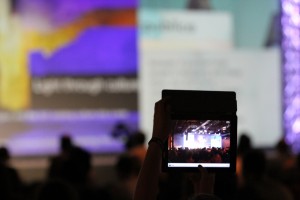 iPad im Publikum